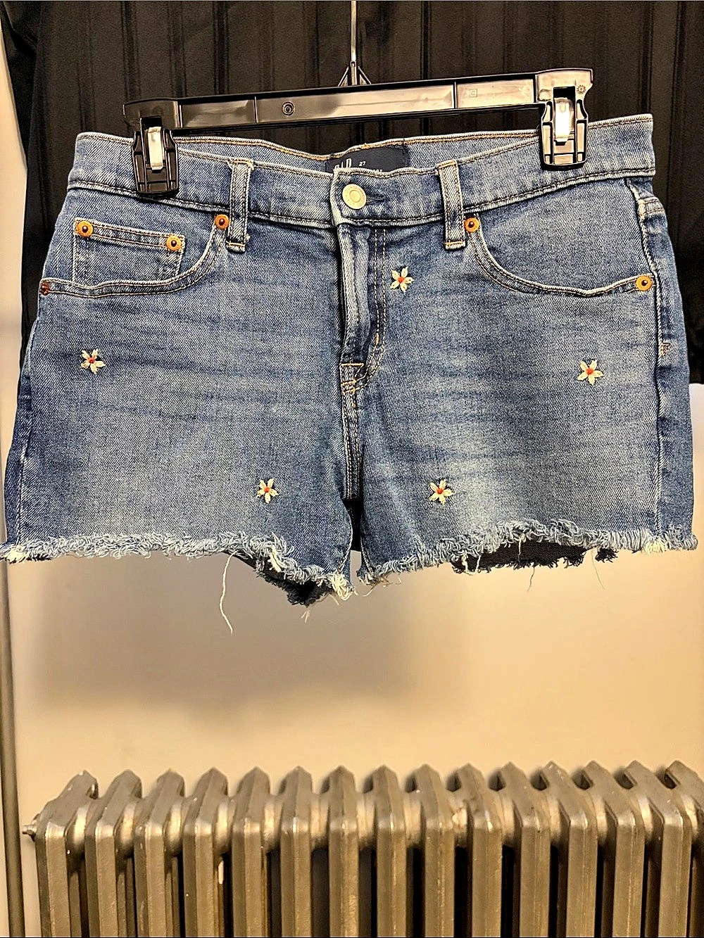 Gap 3" Short Floral Denim Jean Shorts